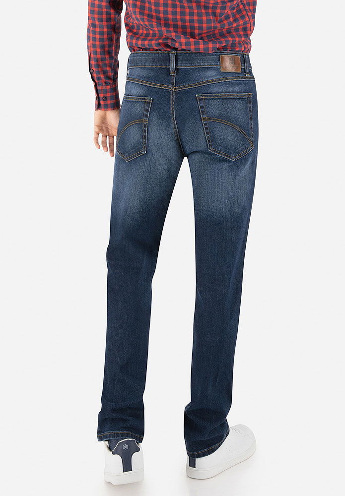 High stretch jeans lett denim 7,5 unse bakside