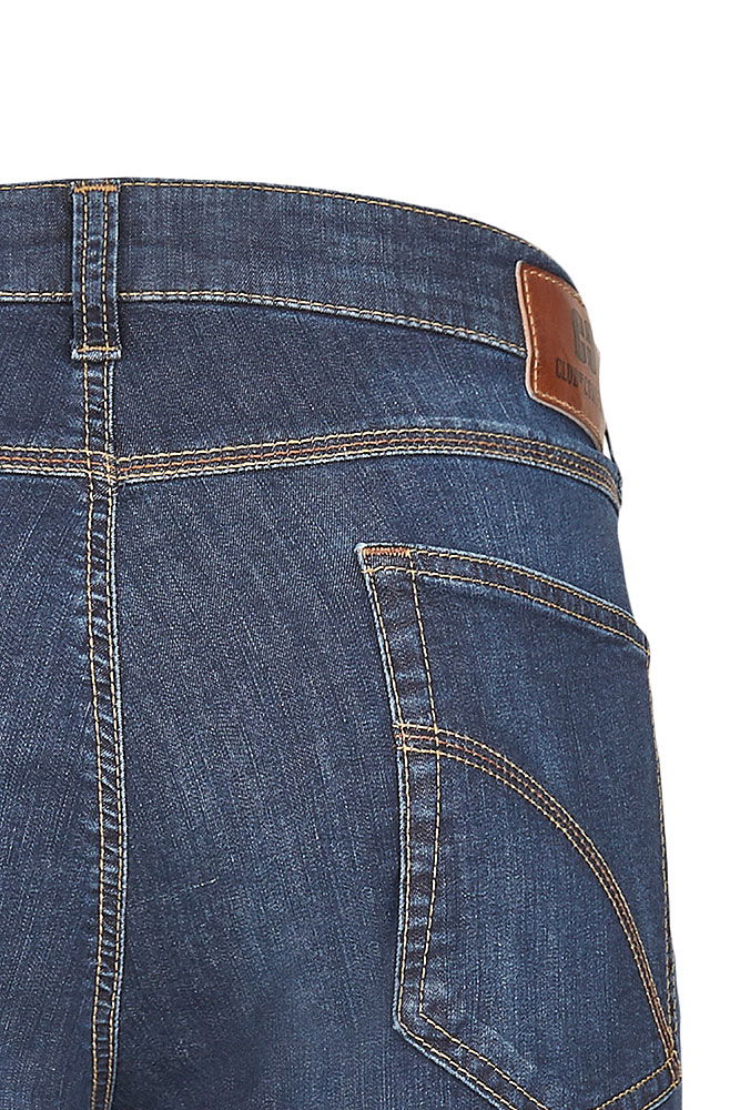High stretch jeans lett denim 7,5 unse nærbilde av beltehemper