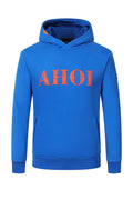 Hoodie Ahoi 300 g/m8 med ribbekant forfra