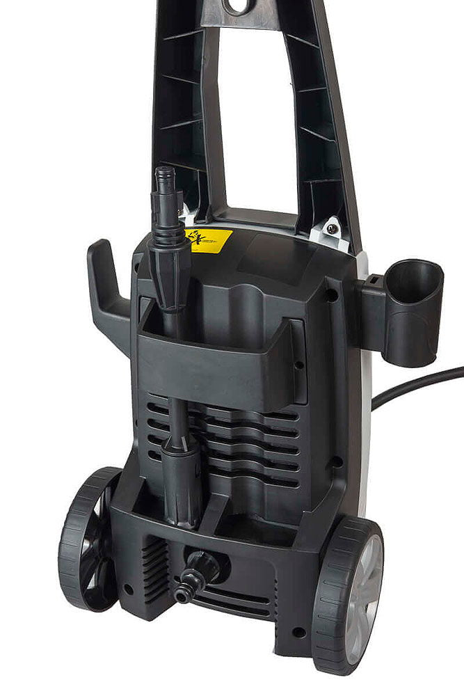 Høytrykkvasker 1400 W 330 l/t 5 m slange IPX5 bakside
