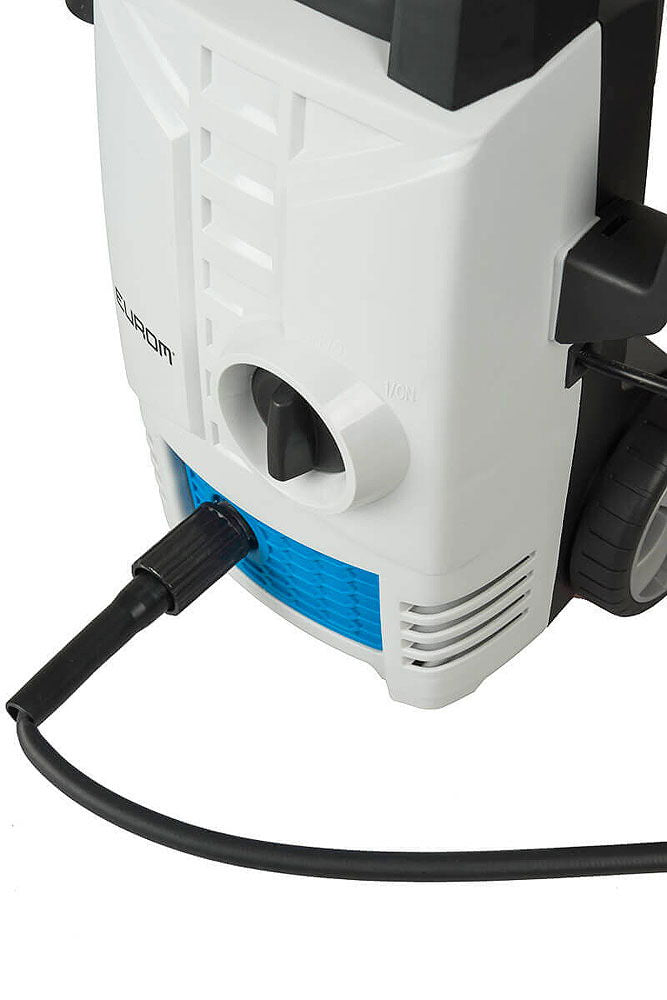 Detalj av dysene på Høytrykkvasker 1400 W 330 l/t 5 m slange IPX5