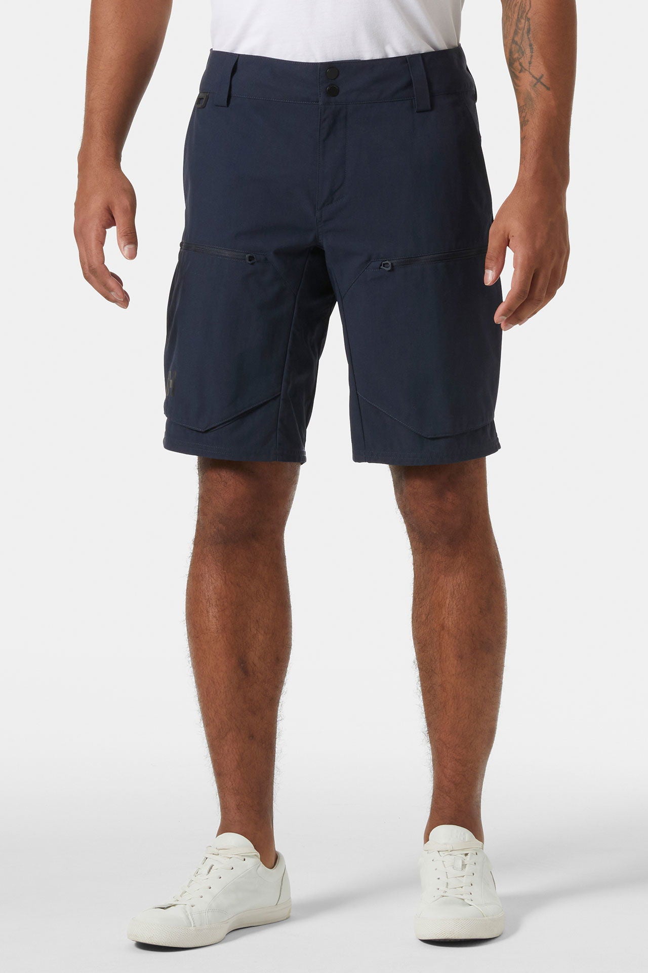 HP Crewline Cargo Short 2.0 nylon oxford logo detalj