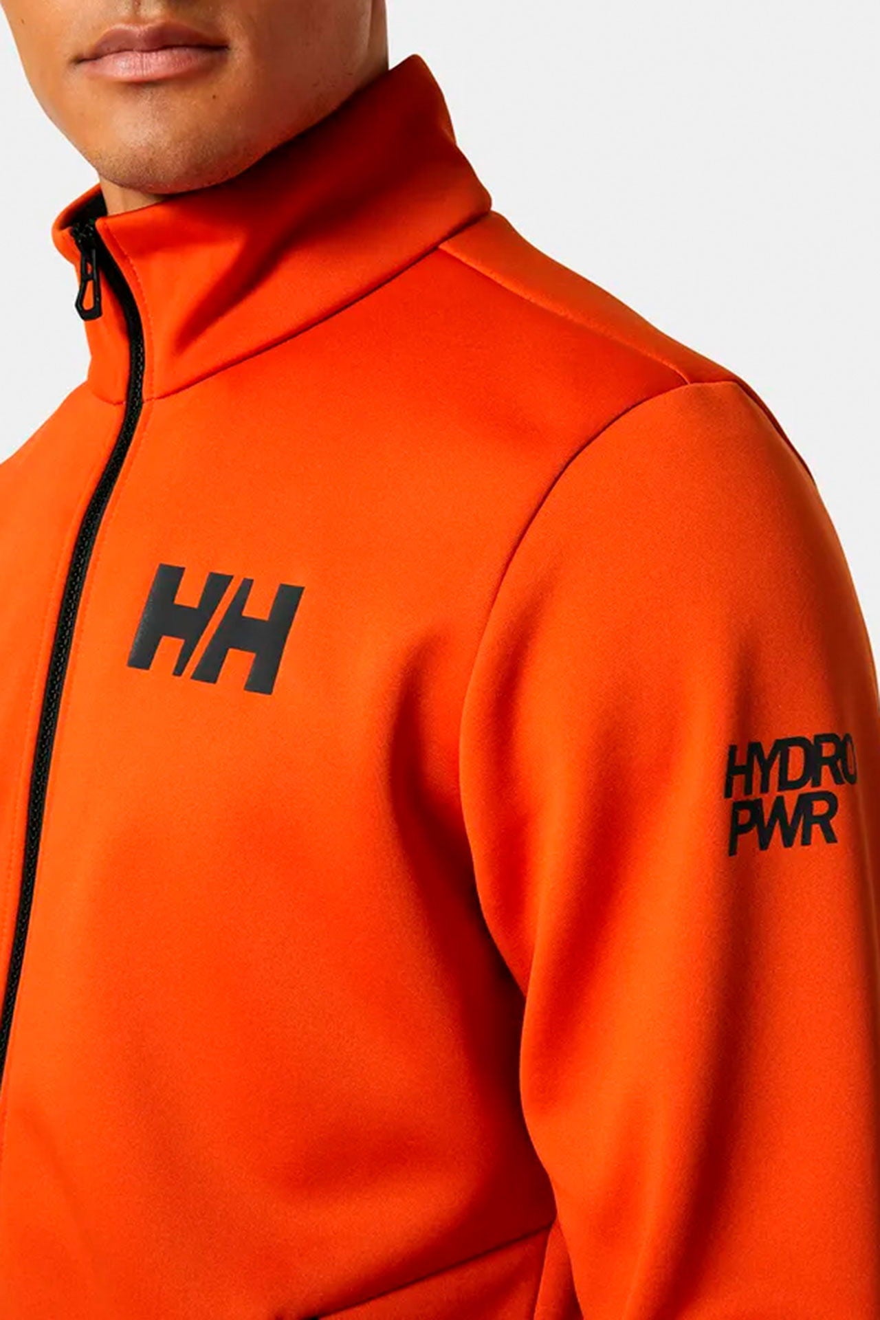 HP fleecejakke 2.0 100 % polyester YKK glidelås montert på modell