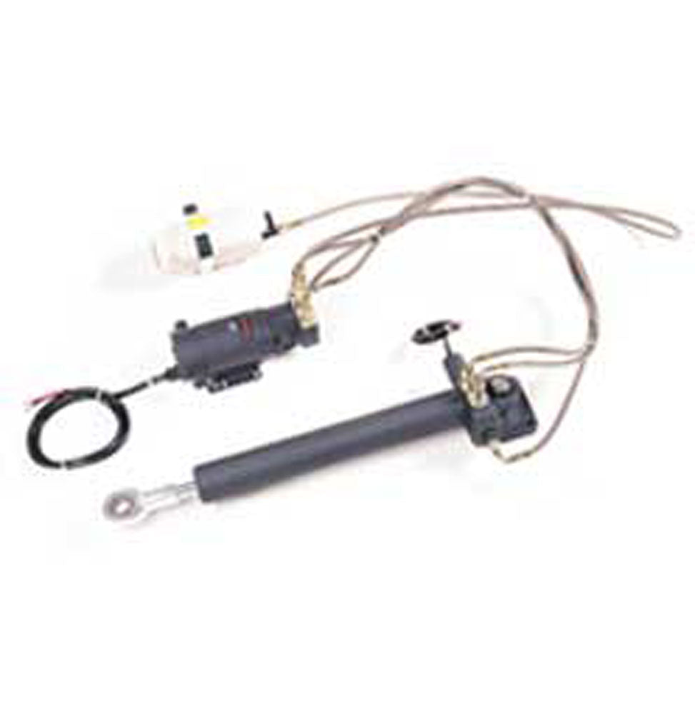 Hydraulisk lineæraktuator type 2 12 V fra Raymarine forfra
