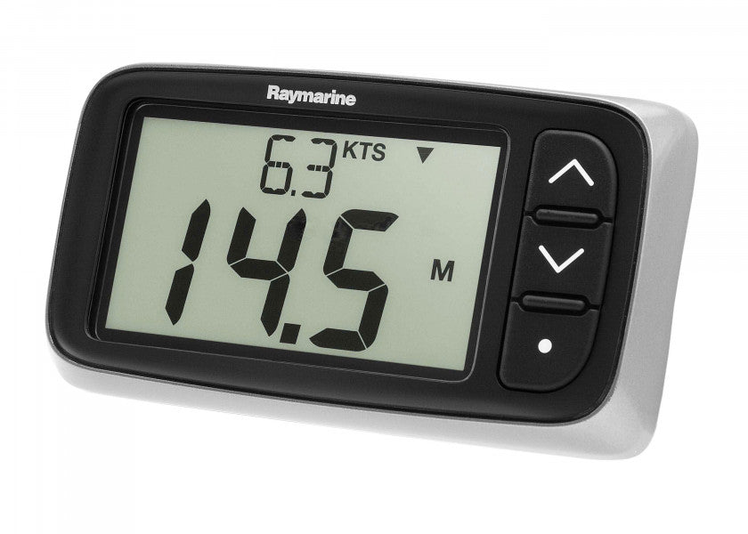 Nærbilde av display på i40 Bidata dybdemåler og logg 12 V - Raymarine
