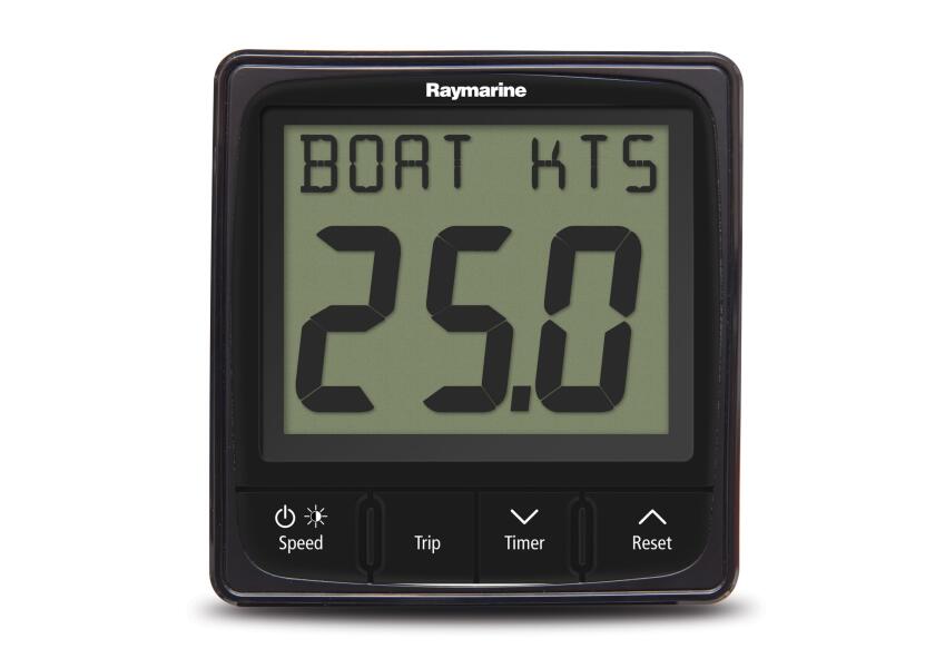 bakside av i50 + i60 instrument sett dybde, fart og vind med givere Raymarine