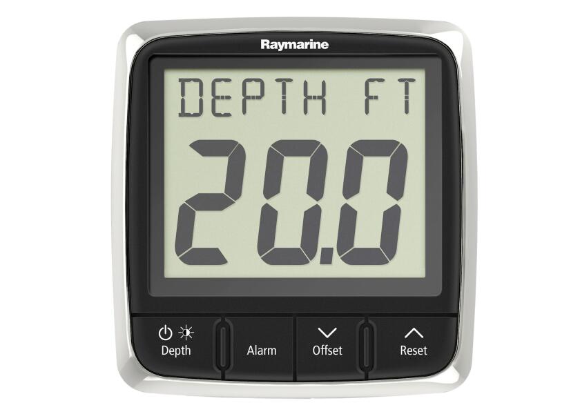 i50 + i60 instrument sett dybde, fart og vind med givere - Raymarine