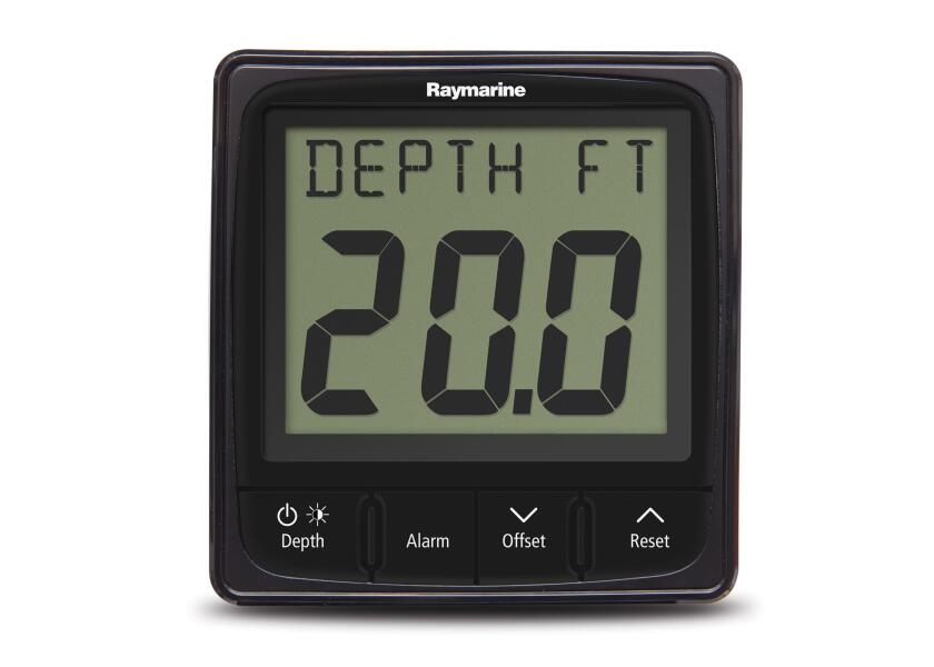i50 + i60 instrument sett dybde, fart og vind med givere - Raymarine