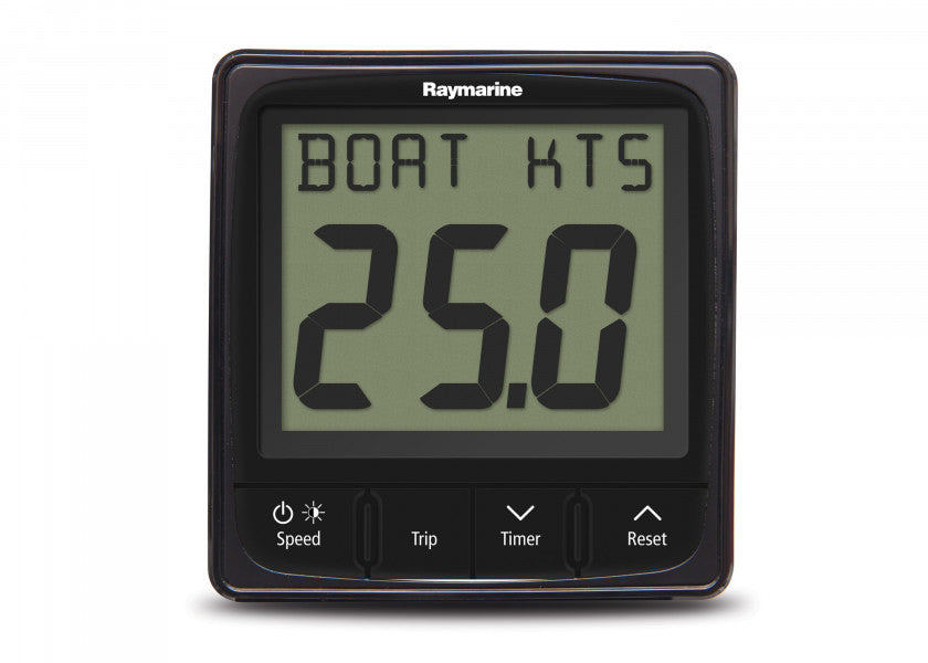 montert i50 logginstrument med giver 12V NMEA2000 Raymarine på båt