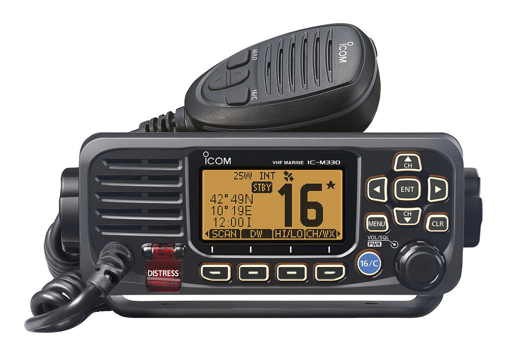 Icom IC-M330GE stasjonær VHF med GPS forfra