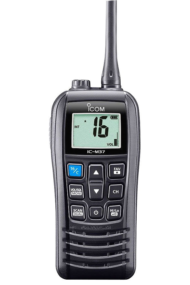 Icom IC-M37E håndholdt VHF 6 W front