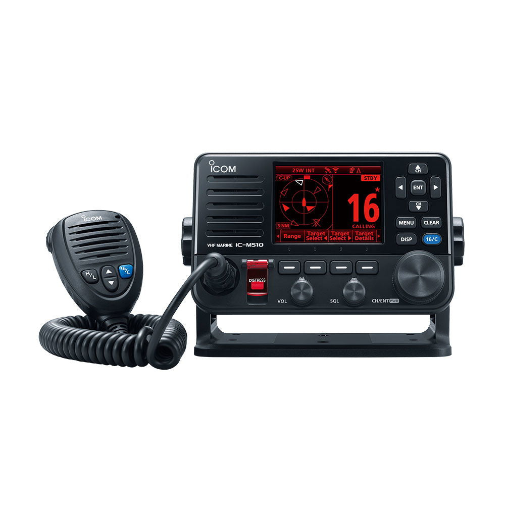 ICOM IC-M510E Evo stasjonær VHF bakside