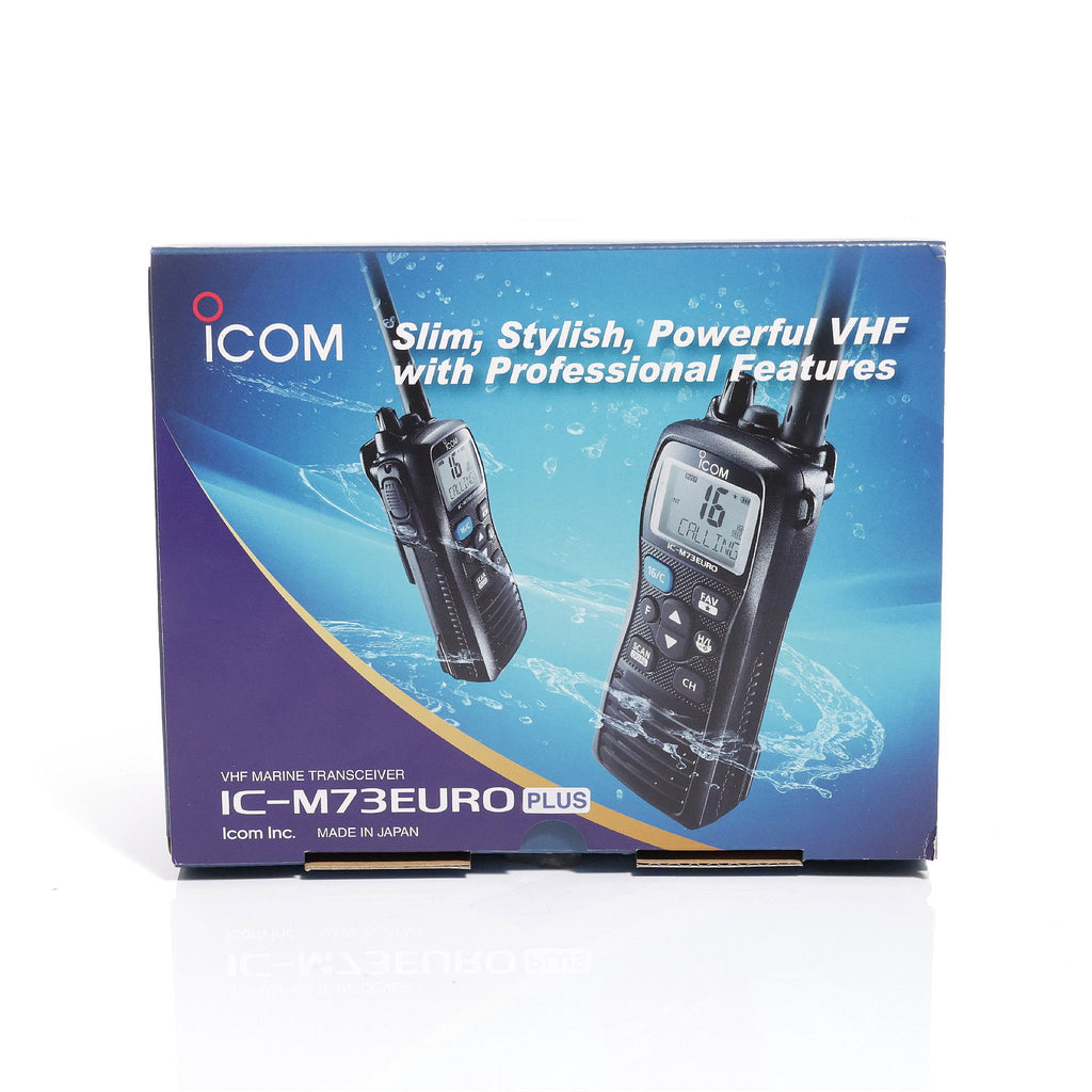 ICOM IC-M73 Euro Plus håndholdt VHF i bruk
