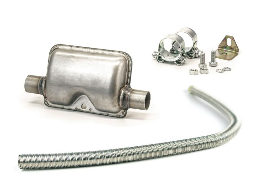 Dieselvarmer 2D 12V 2 kW med brakett for båt 2-7,5 m - Autoterm