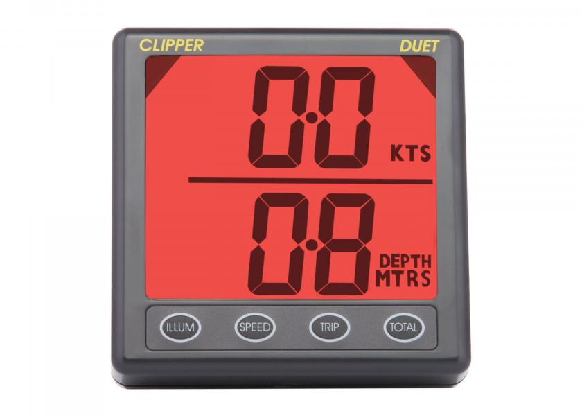 CLIPPER Duet ekkolodd og logg 12V med svingere - NASA