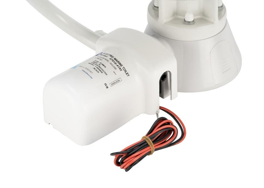 Elektrisk toalett 24V komfortstørrelse sjøvannspumpe soft-close - Jabsco