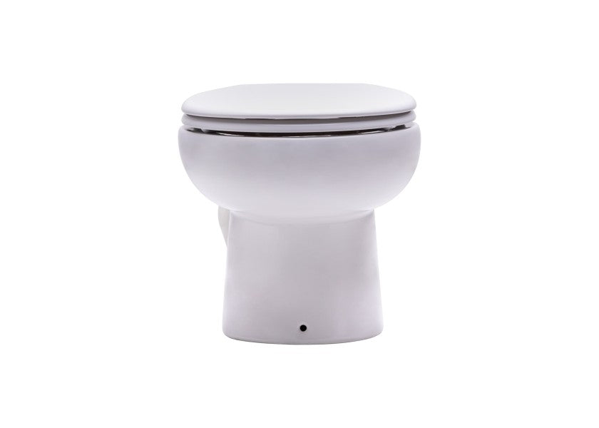 Elektrisk toalett 31 LUXE 12V lav modell sjøvannspumpe keramikk - SANIMARIN