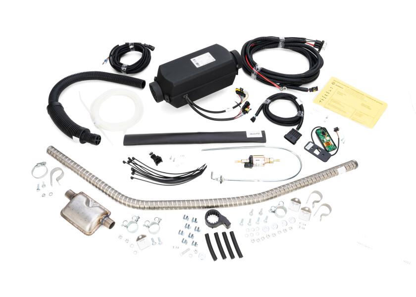 Dieselvarmer 2D 12V 2 kW med brakett for båt 2-7,5 m - Autoterm