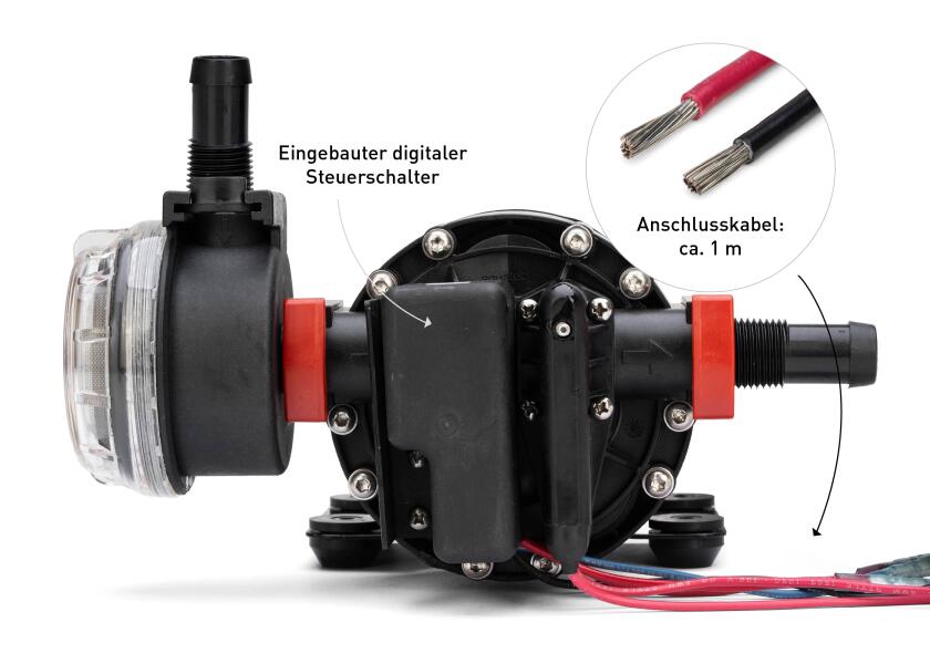 Trykkvannspumpe Flow Master 5.0 12V 19 l/min membranpumpe - Johnson Pump