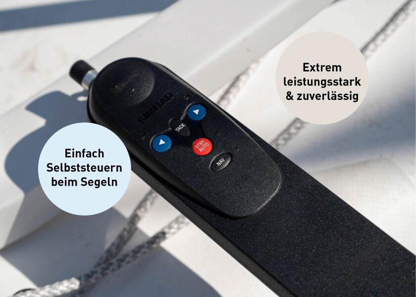 Pinnenpilot TP 32 12V maks 6300 kg deplasement 85 kg skyvekraft - SIMRAD