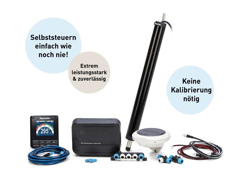Pinnepilot EV-100 for rorpinnstyring opptil 6 t - Raymarine