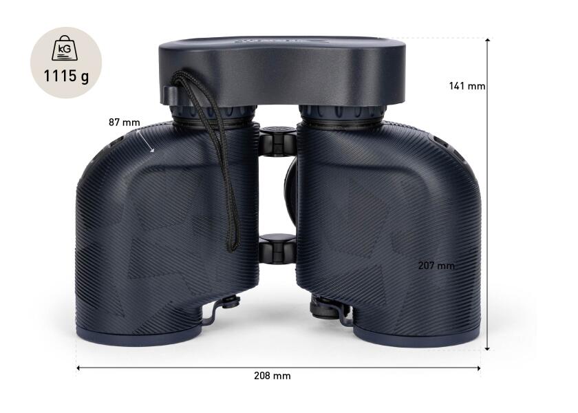 Kikkert NAVIGATOR 7x50c med kompass - Steiner