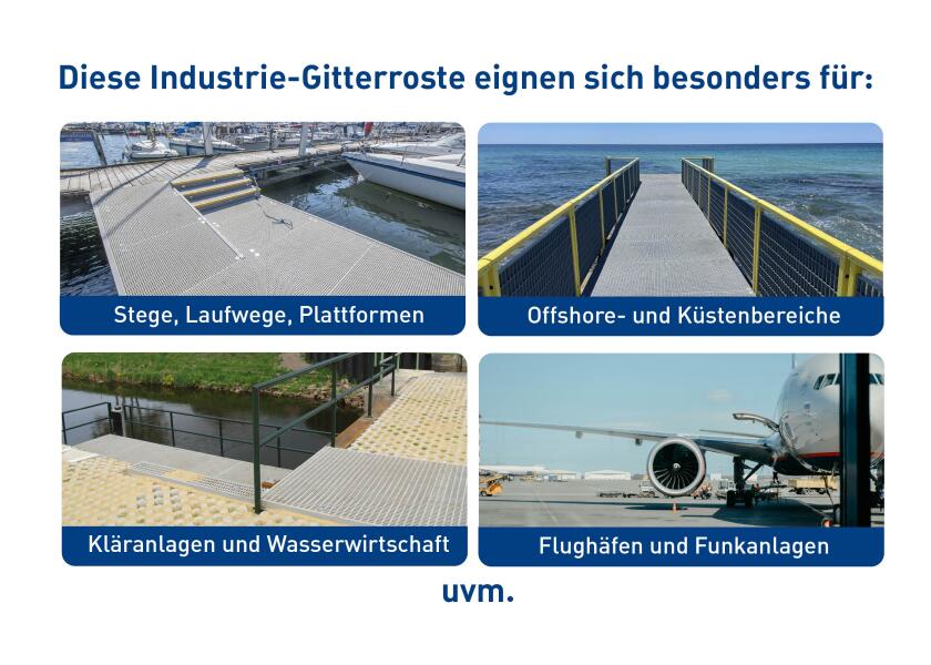 GFK gitterrist bryggeplate sandbelagt 124,7 x 200,7 cm sklisikker