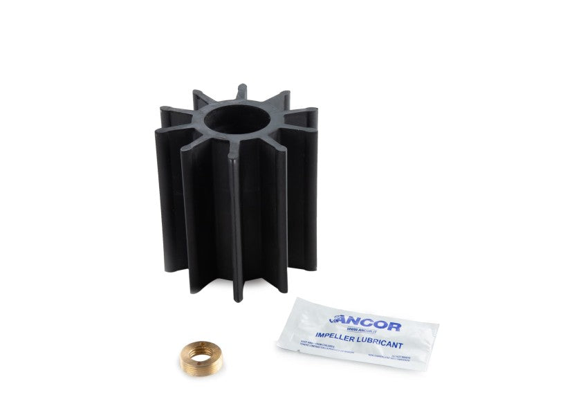 Impeller neopren 10 blader 25 mm innvendig diameter type 10 bakside
