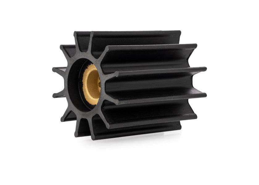 Impeller neopren 12 blader type 10 innvendig Ø 25 mm bakside