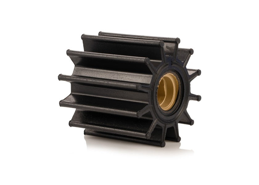 Impeller neopren 12 blader type 3 innvendig Ø 25 mm bakside
