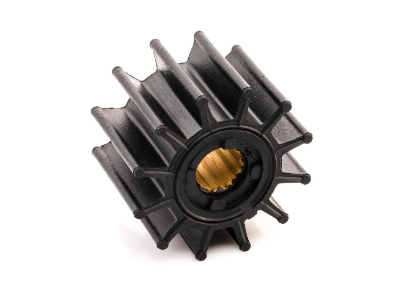 Detalj av Impeller neopren 12 blader type 9 innvendig 25 mm