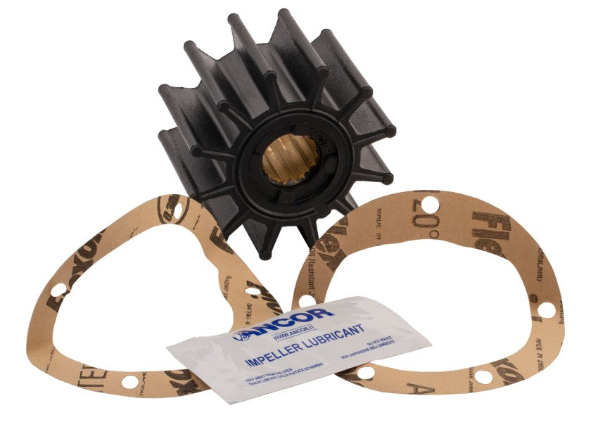 Impeller neopren 12 blader type 9 innvendig 25 mm montert