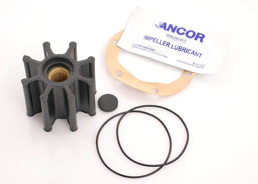Impeller neopren 8 blader 16 mm innvendig diameter type 9 bakside