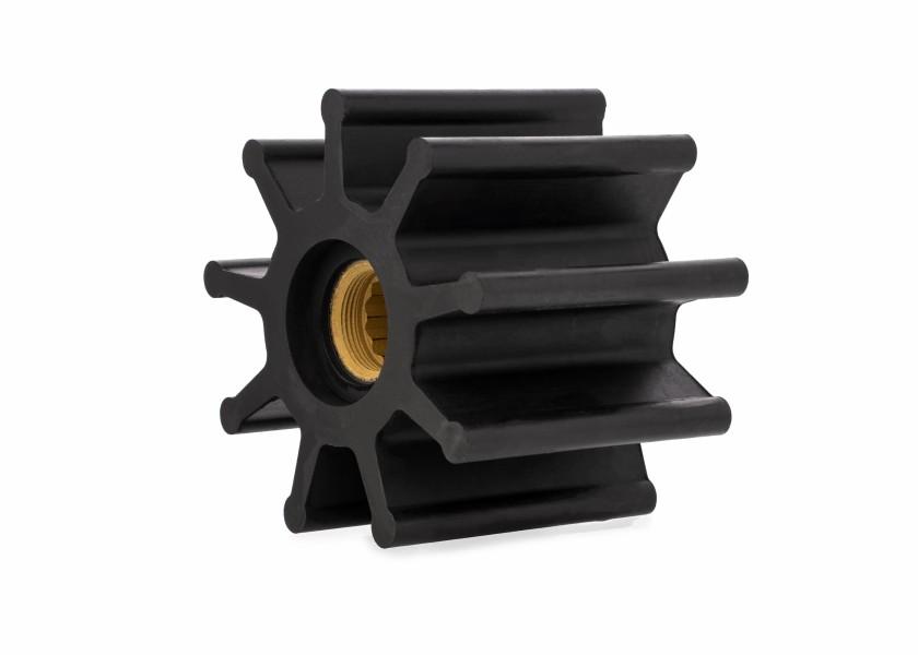 Impeller neopren 9 blader 25 mm innvendig diameter type 9 bakside