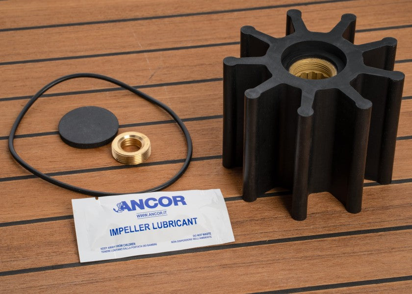 Impeller neopren 9 blader 25 mm innvendig diameter type 9 montert