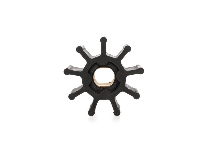 Impeller neopren 9 blader type 3 innvendig 25 mm bakside