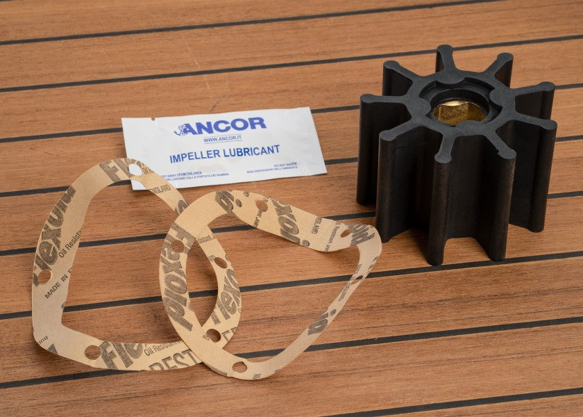 Impeller neopren 9 blader type 3 innvendig 25 mm nærbilde