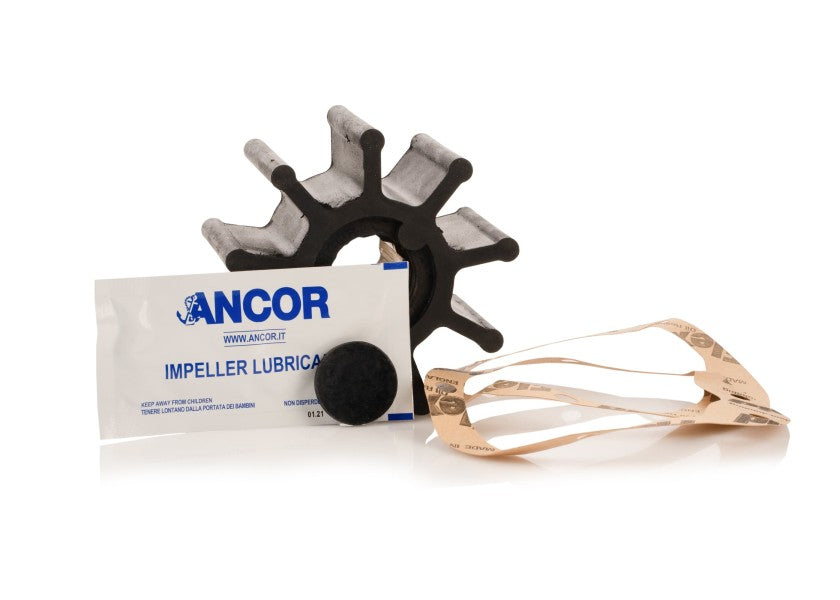 Impeller neopren 9 blader type 9 innvendig 25 mm bakside