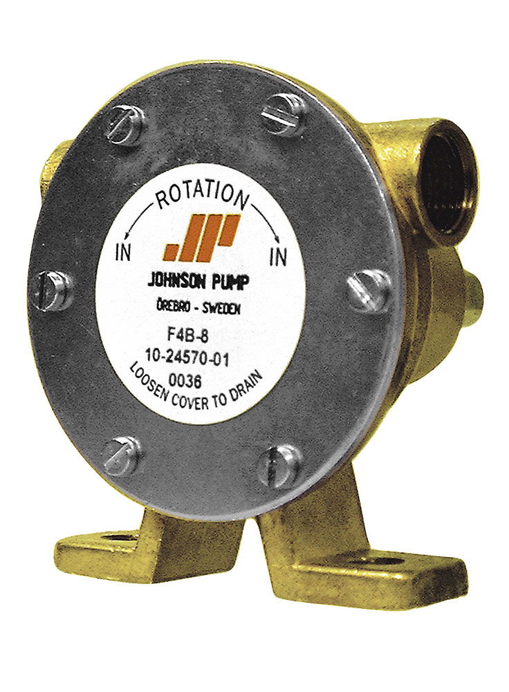 Impellerpumpe F4B-8 bronse 3/8" 34,5 l/min Johnson Pump for maritim bruk