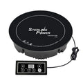 Induksjonskoketopp 1-bluss innfelling 1000W 230V Ø186 mm forfra