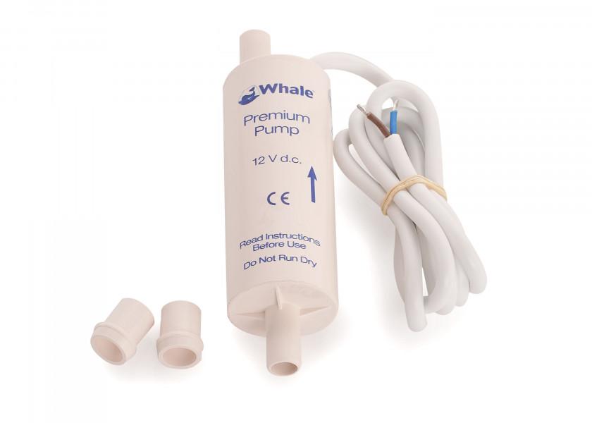 Inline-pumpe 12V 13 l/min for ferskvann - WHALE detalj