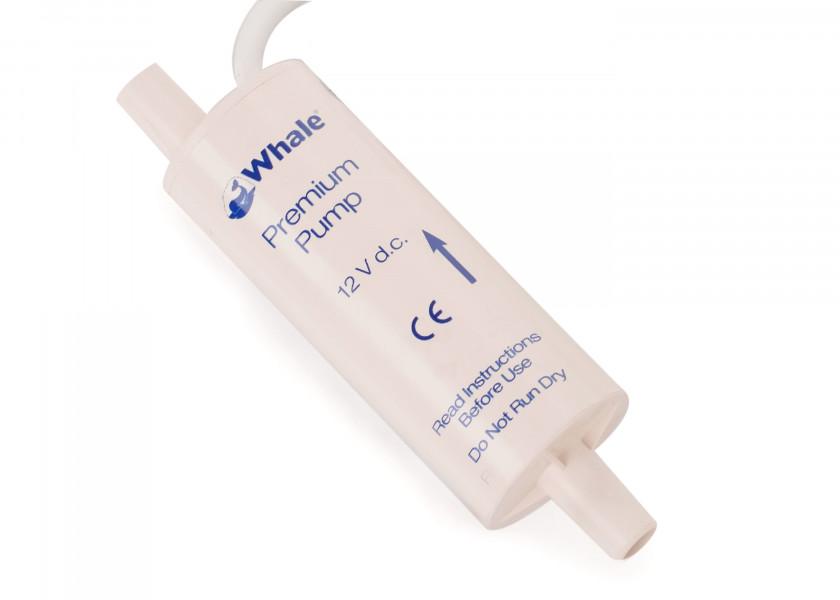 Inline-pumpe 12V 13 l/min for ferskvann - WHALE montert