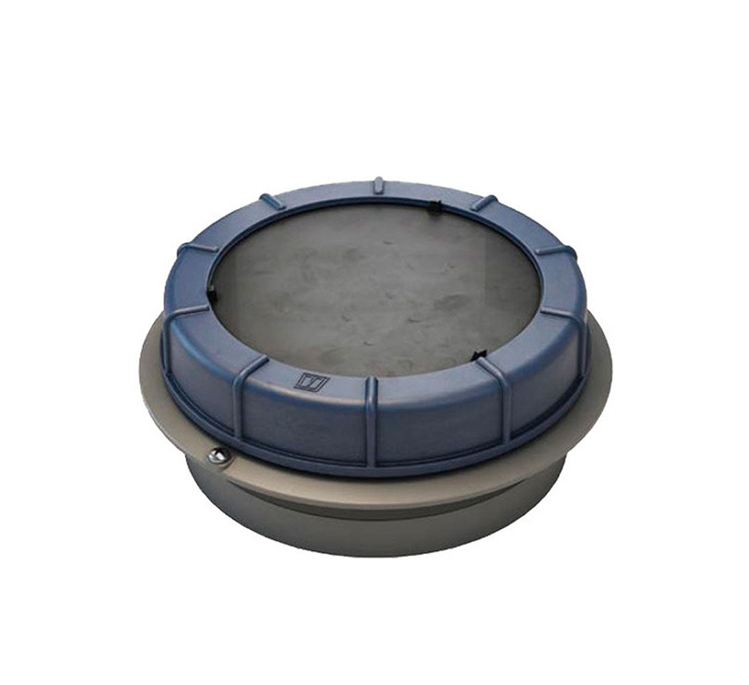 Inspeksjonslokk 120 mm ytre 200 mm med pakning forfra
