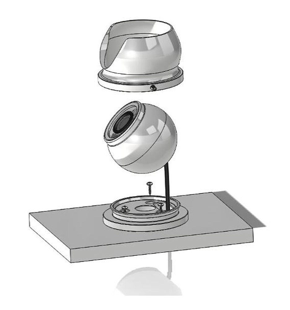 IP Cam-1 nettverkskamera bakside