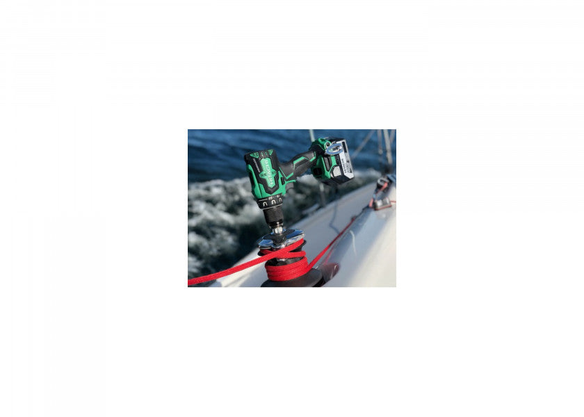 iWinch vinsjadapter for drill aluminium bakside