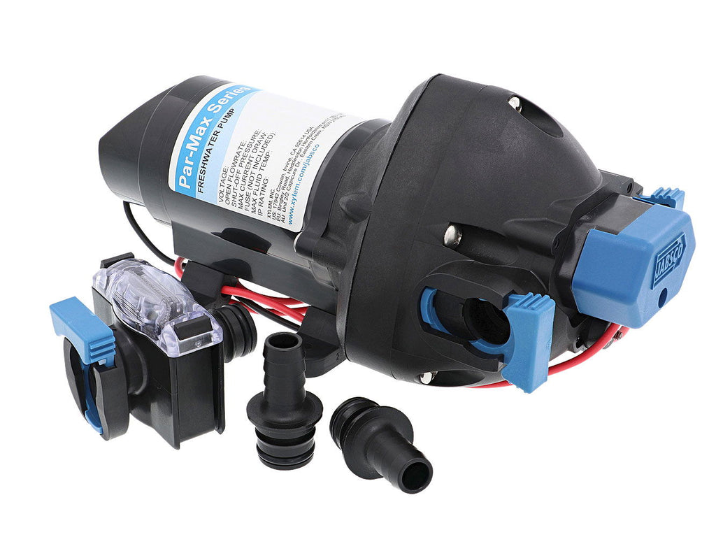 Jabsco ParMax 2 trykkvannspumpe 7 l/min forfra
