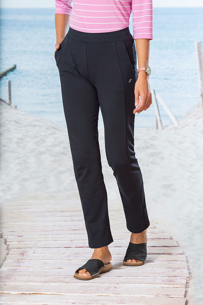 Detalj av elastisk linning på joggebukse dame bomullsmiks med elastisk linning - Joy Sportswear
