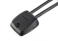 Kabelgjennomføring dobbel 5-10 mm DS-HD10-BLK svart forfra