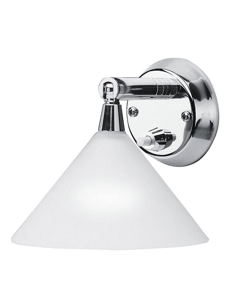 Kahyttlampe Concorde II rustfritt stål svingbar 12V fra Cabin for båt