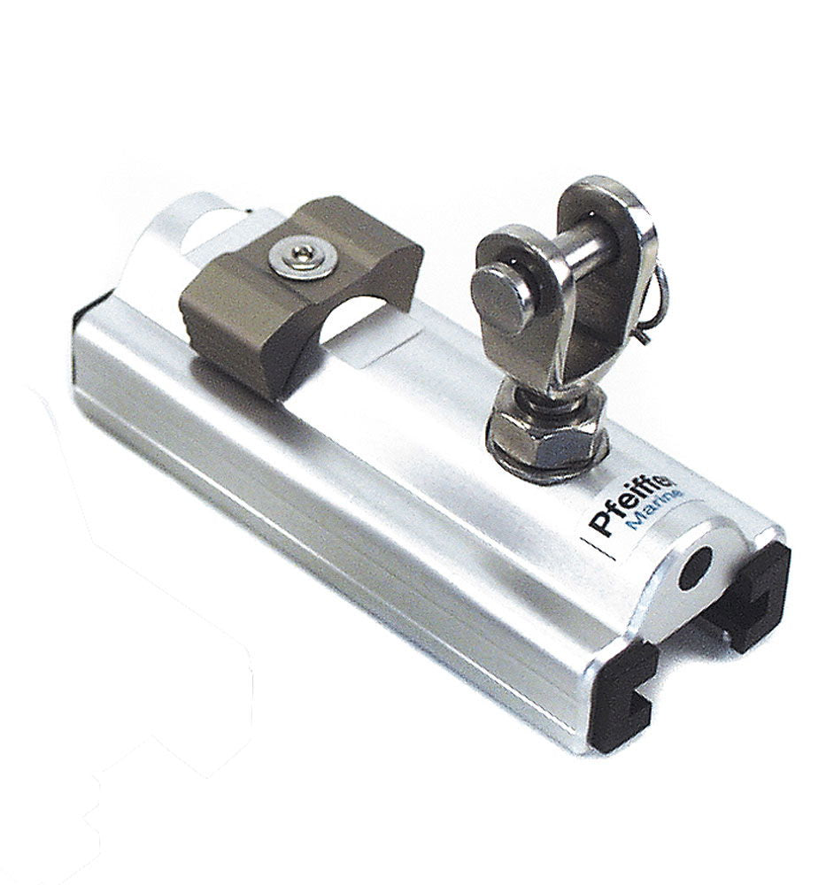 Kalesje-skinnevogn 32 x 6 mm dreibar gaffel for 25 x 4 mm T-skinne